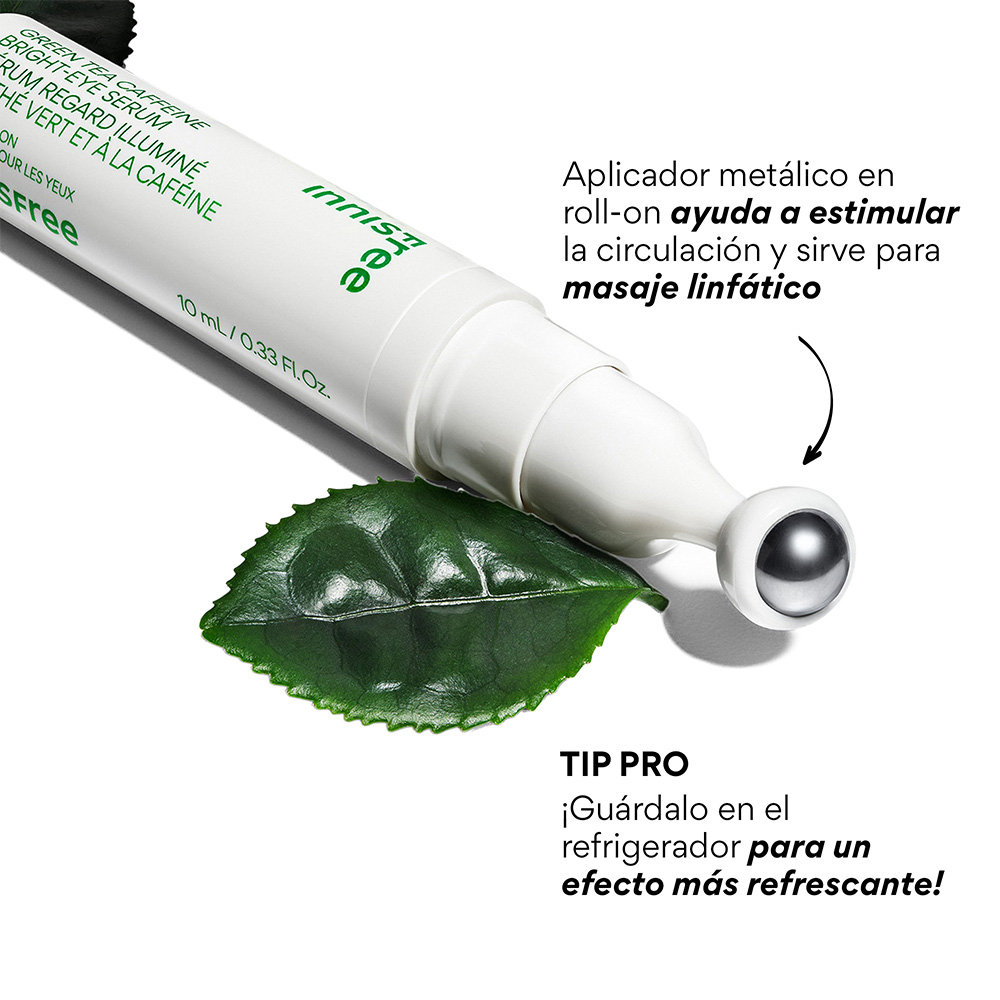 GREEN TEA CAFFEINE EYE SERUM FOR HYDRATION & PUFFINESS (S&Eacute;RUM PARA OJOS DE T&Eacute; VERDE Y CAFE&Iacute;NA)